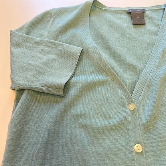Ann Taylor Sweaters Ann Taylor Short Sleeve Cardigan Poshmark